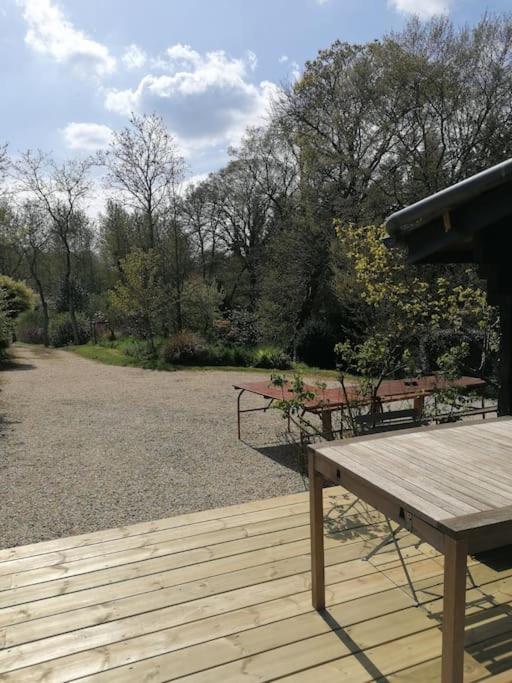 Chalet En Pleine Nature Au Bord D'Un Etang Lanvallay Екстер'єр фото